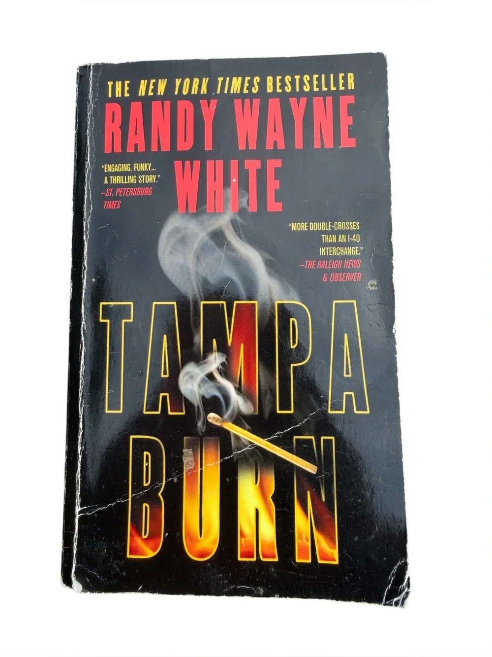 Book Tampa Burn by Randy Wayne White Doc Ford Series Ft Myers